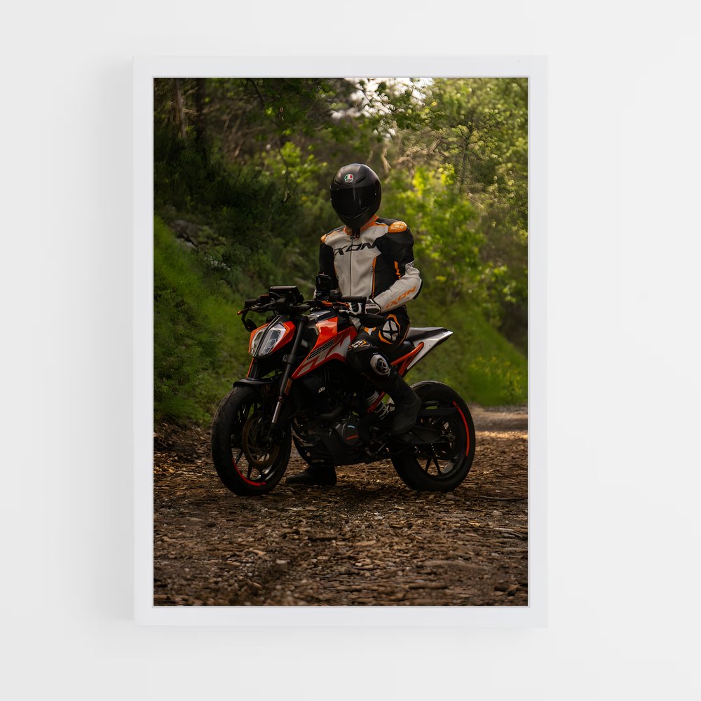 Poster noble duc – affiche KTM Moto (vue 3)